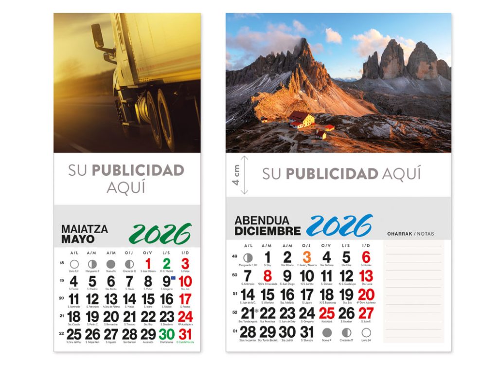 calendarios de imán